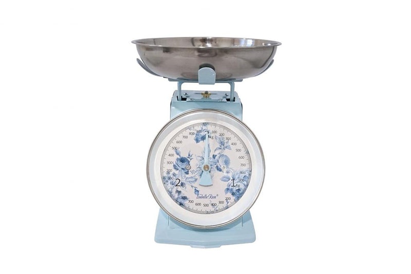 ISABELLE ROSE Bilancia Retrò Nathalie Azzurra In Metallo Con Fiori