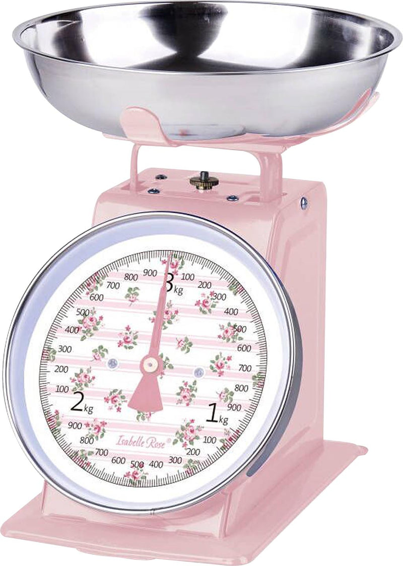 ISABELLE ROSE Bilancia Retrò Bella Rosa In Metallo Con Fiori