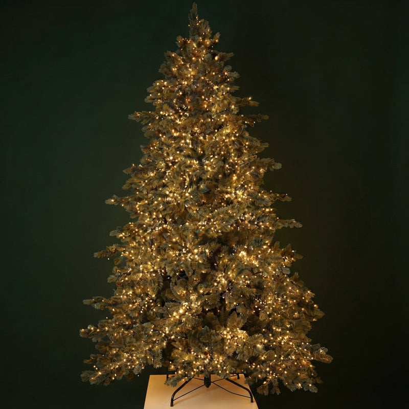 FIORI DI LENA Albero di Natale St. Moritz Verde 240 cm con 5000 LED