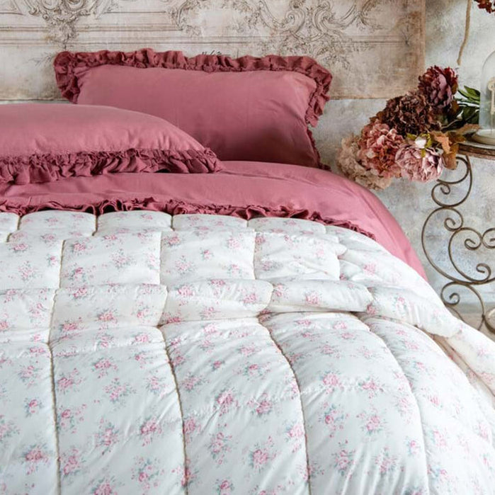 BLANC MARICLÒ Trapunta Matrimoniale Sogni in Fiore con Gala 250 × 250 cm 460 g/m²