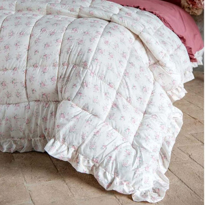 BLANC MARICLÒ Trapunta Matrimoniale Sogni in Fiore con Gala 250 × 250 cm 460 g/m²