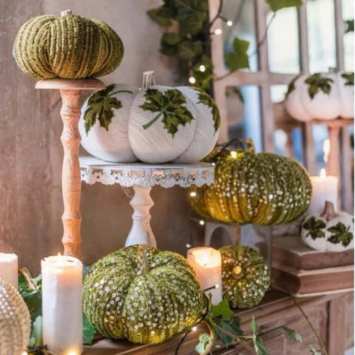 BLANC MARICLÒ Zucca in Tessuto con Paillettes