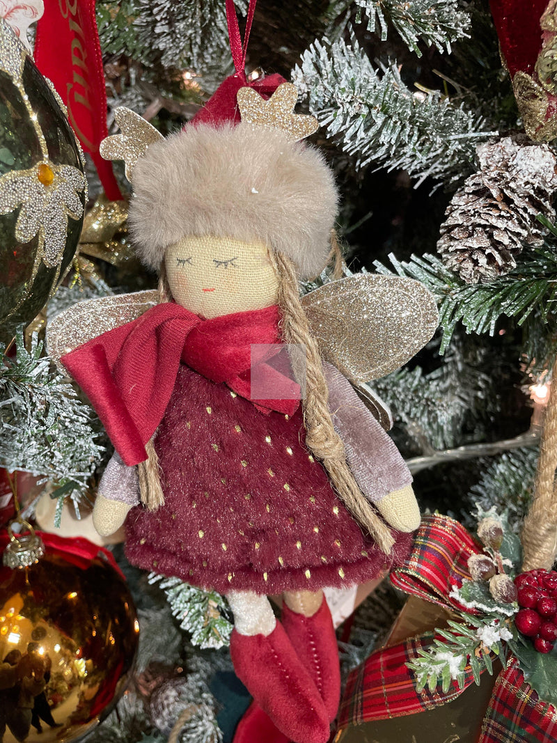 NUVOLE DI STOFFA Fatine In Tessuto con Pelliccetta