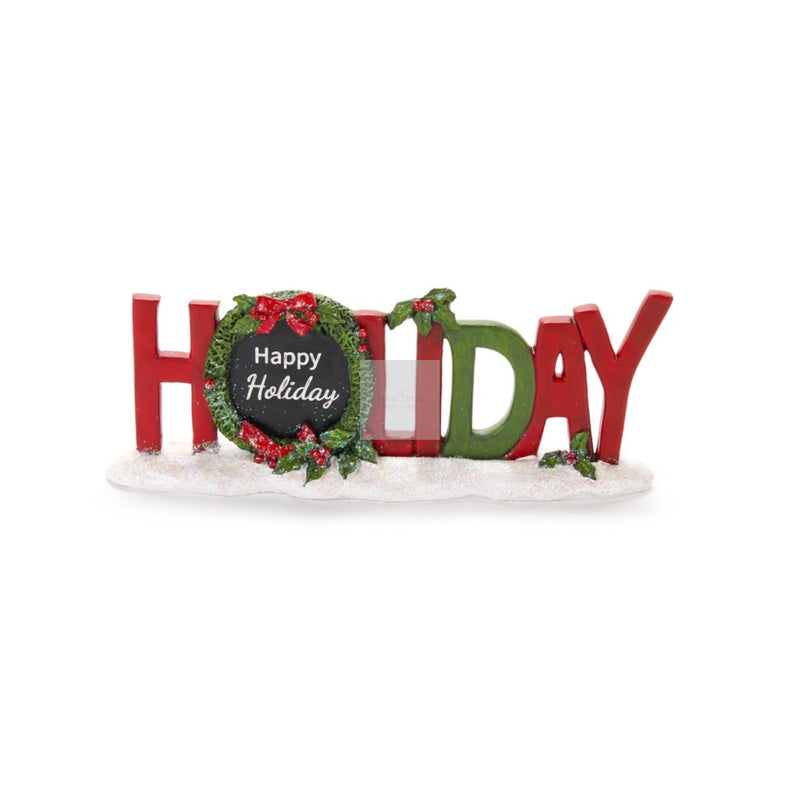 NUVOLE DI STOFFA Deco Scritta Holiday Carol