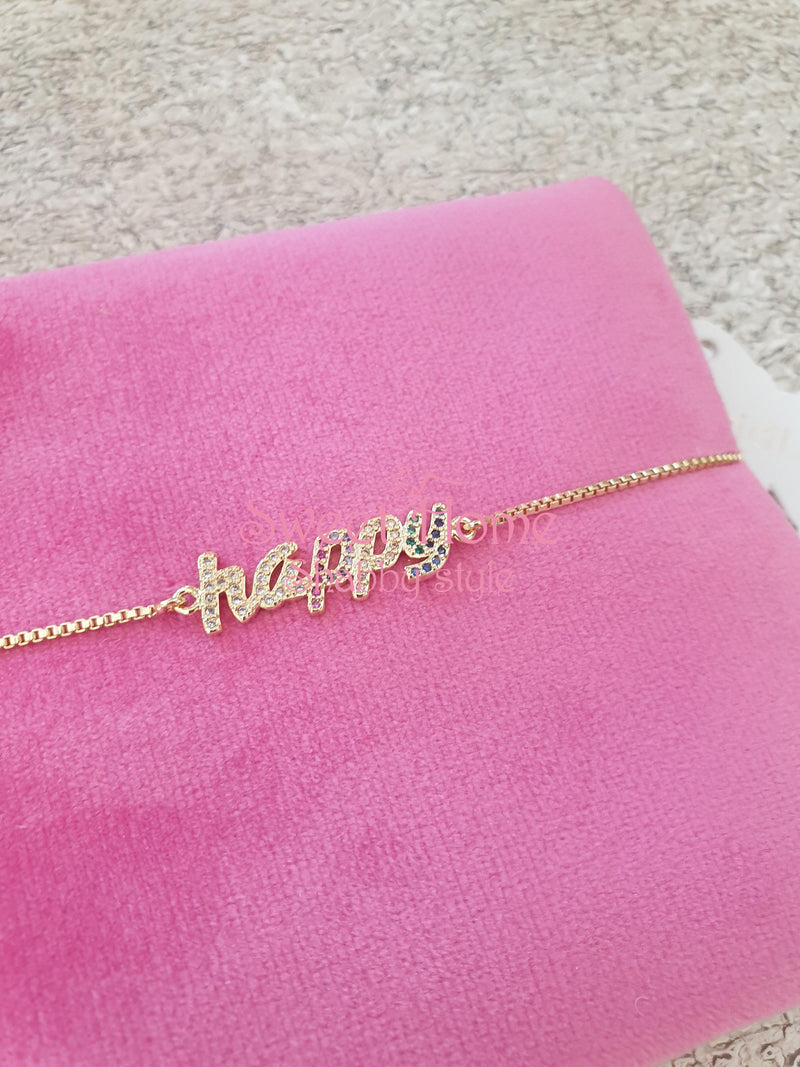 FIORI DI LENA Bracciale Con Pochette In Velluto Fucsia  Happy