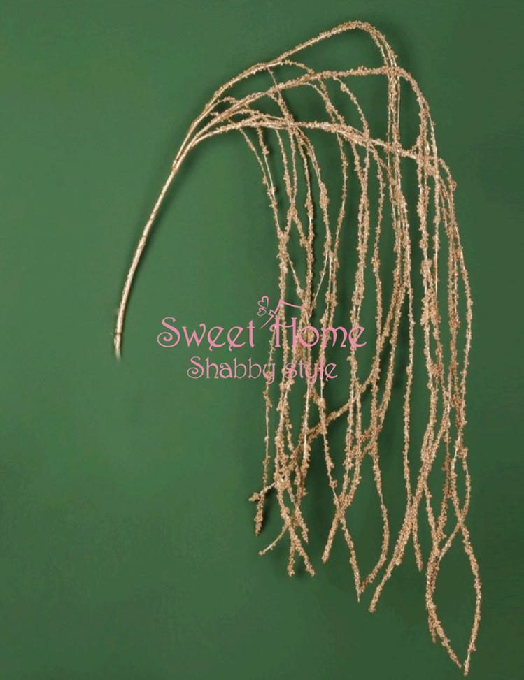 FIORI DI LENA Ramo Pendente Dorato