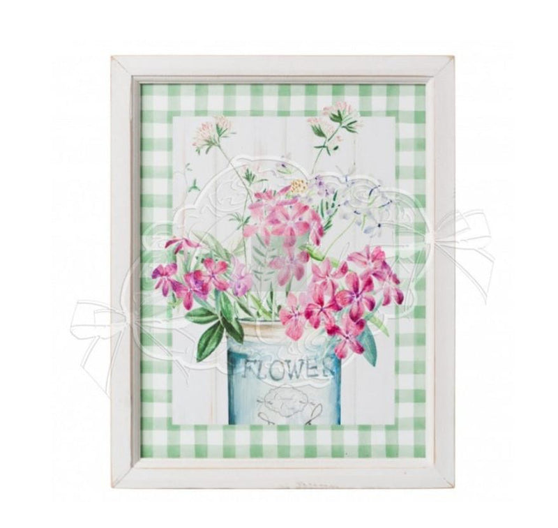 COCCOLE DI CASA QUADRO PASSPARTOUT VICHY 38X48