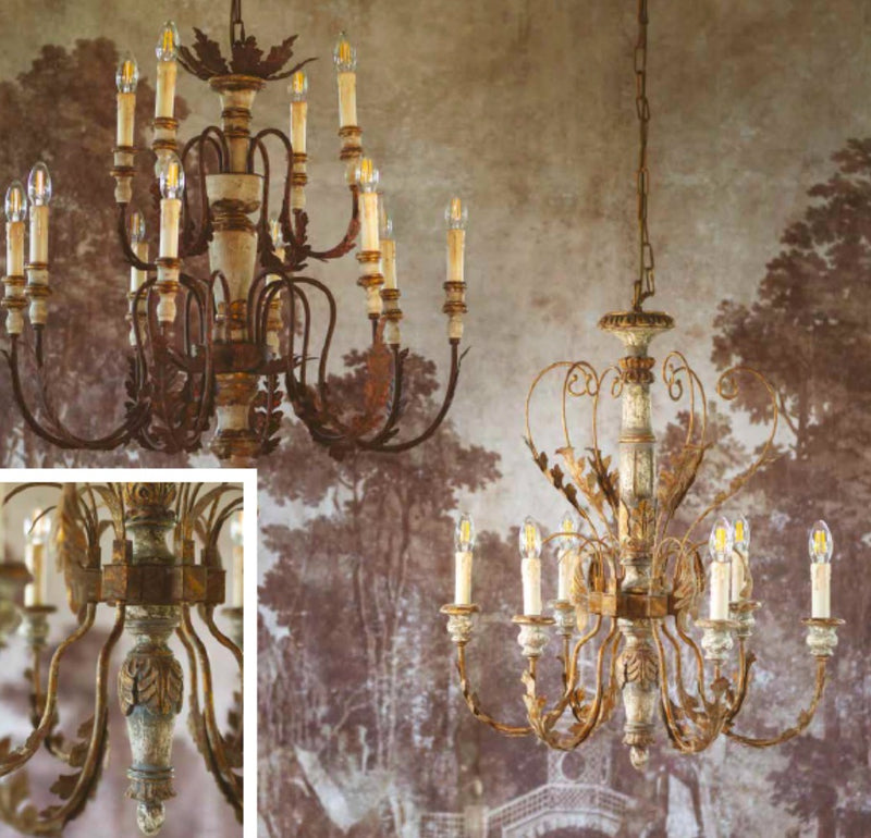 BLANC MARICLÒ Lampadario 6 Luci in Metallo