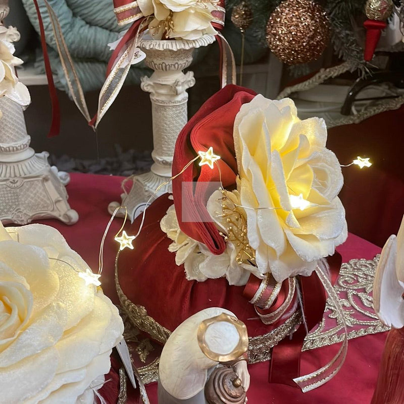 NUVOLE DI STOFFA Lucine con  20 Mini Led Decorative