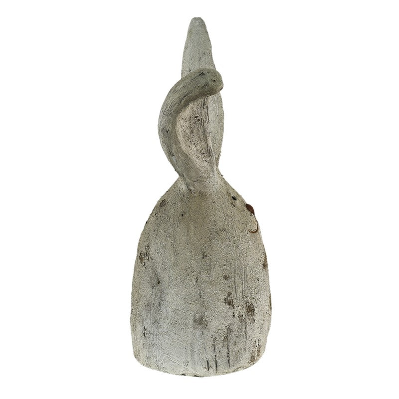 Statua coniglio grigio in pietra 53 cm Clayre & Eef