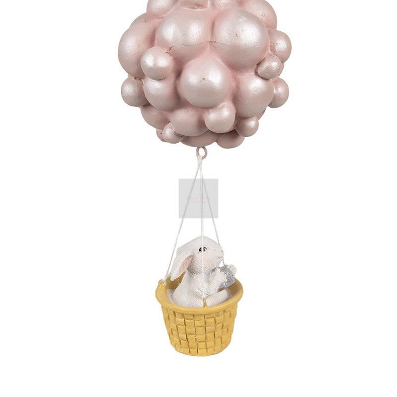 CLAYRE & EEF Coniglio in Mongolfiera Palloncini