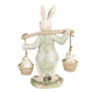 Statuetta coniglietto con pulcini in cesto in resina 17 cm Clayre & Eef
