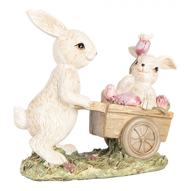 CLAYRE & EEF Coniglio con Carriola e Coniglietto