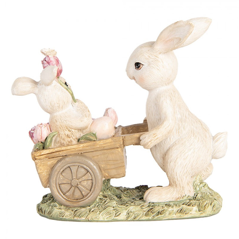 CLAYRE & EEF Coniglio con Carriola e Coniglietto