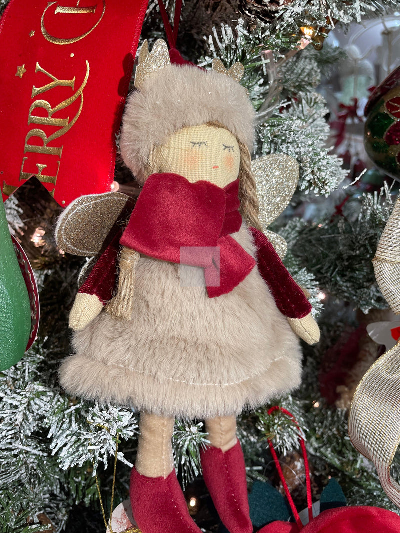 NUVOLE DI STOFFA Fatine In Tessuto con Pelliccetta