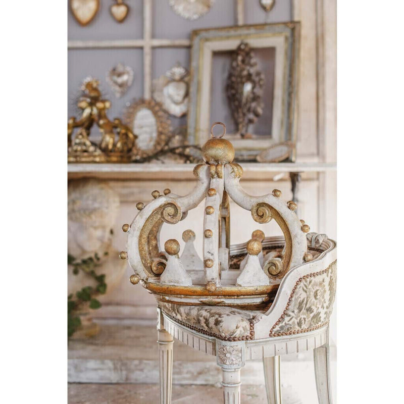 BLANC MARICLÒ Decorazione Corona in Legno "EX VOTO COLLECTION"