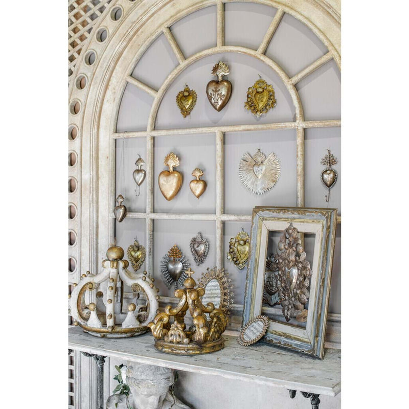 BLANC MARICLÒ Decorazione Corona in Legno "EX VOTO COLLECTION"