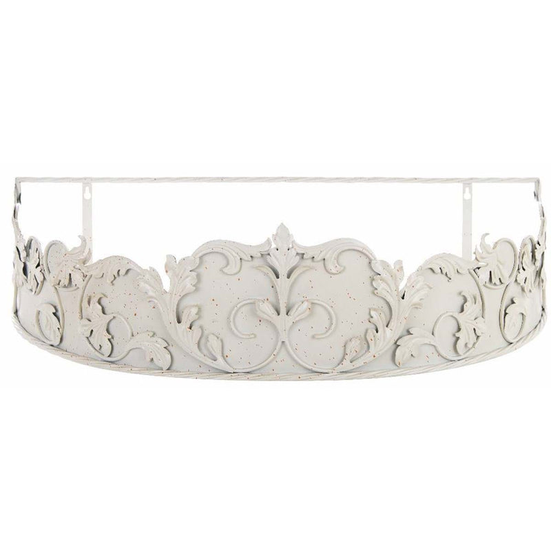 BLANC MARICLÒ Mensola/Appendi Oggetti in Metallo con Ganci " CURLY COLLECTION "