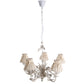 Euridice chandelier with Blanc Mariclò roses 
