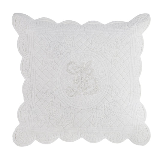 Romantic soul white decorative cushion cover Blanc Mariclò