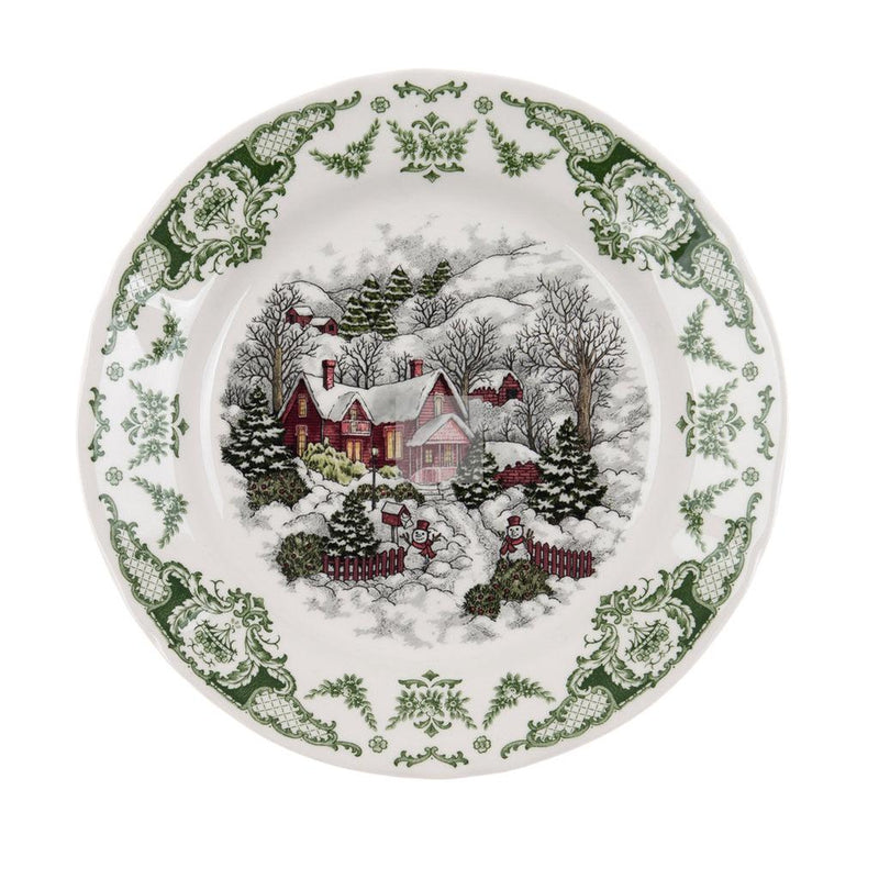 BLANC MARICLÒ Servizio di 36 Piatti Natalizi per 12 Posti tavola  "Winter Wonderland"
