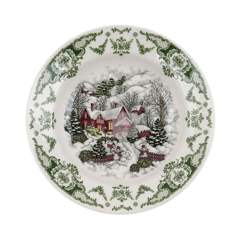 BLANC MARICLÒ Servizio di 36 Piatti Natalizi per 12 Posti tavola  "Winter Wonderland"