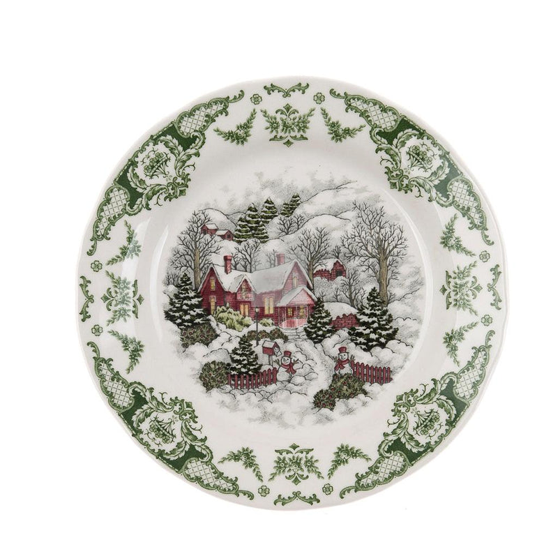 BLANC MARICLÒ Servizio di 36 Piatti Natalizi per 12 Posti tavola  "Winter Wonderland"