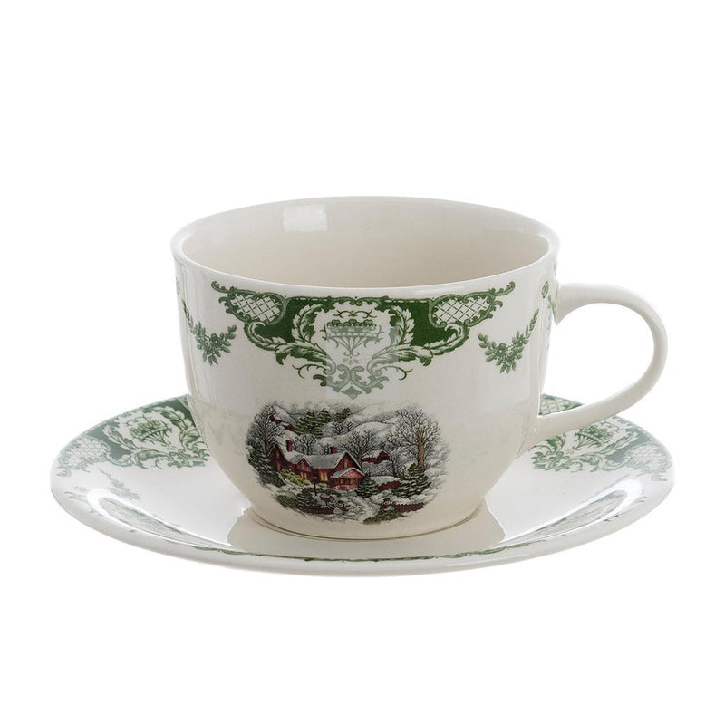 BLANC MARICLÒ Tazzone Natalizio Jumbo "Winter Wonderland"