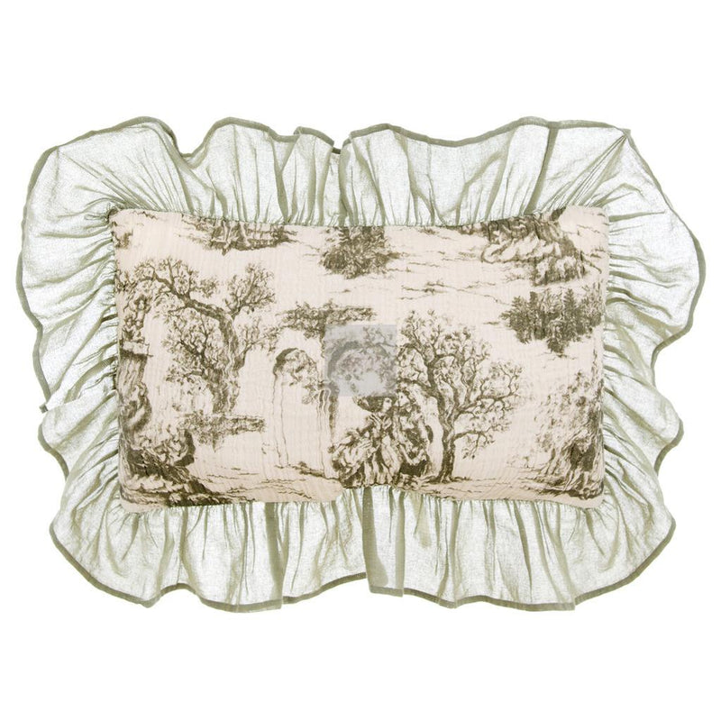 BLANC MARICLÒ Cuscino Arredo Con Gala Toile De Jouy