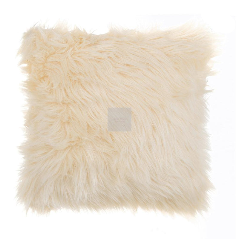BLANC MARICLÒ Cuscino In Eco pelliccia Chalet