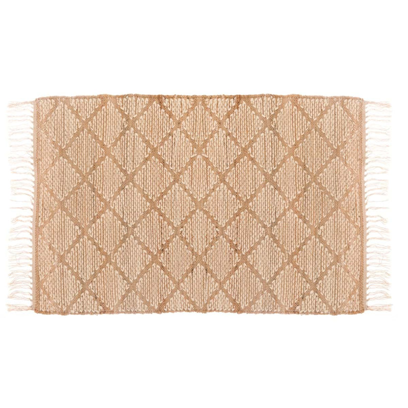 BLANC MARICLÒ Tappeto in Lana e Juta 1460 GSM "JUTA"