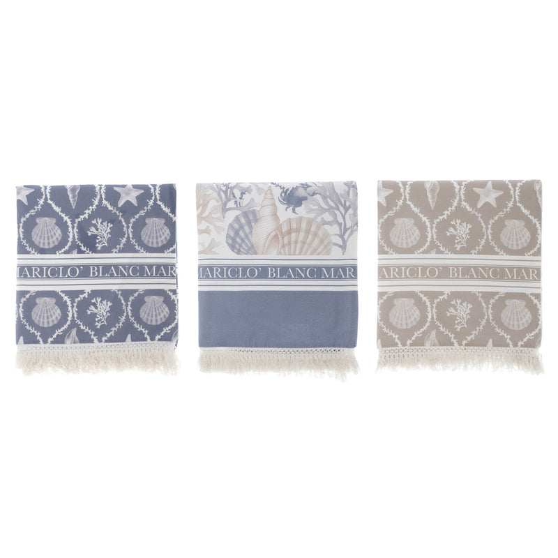 BLANC MARICLÒ Telo Mare Assortito Linea La Mer Onirique