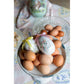 Uovo di Pasqua con coniglietto Aminta Blanc Mariclò