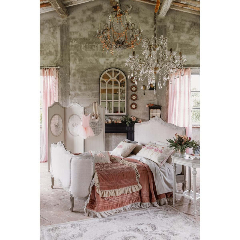 BLANC MARICLÒ Cuscino Guanciale Ricamato con Ballerine "TUTU"