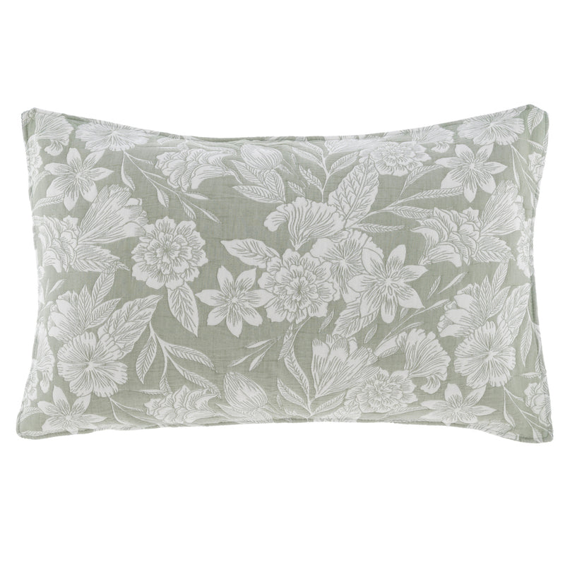 BLANC MARICLÒ Set 2 Copriguanciali con Stampa Floreale "LADY COLLECTION"