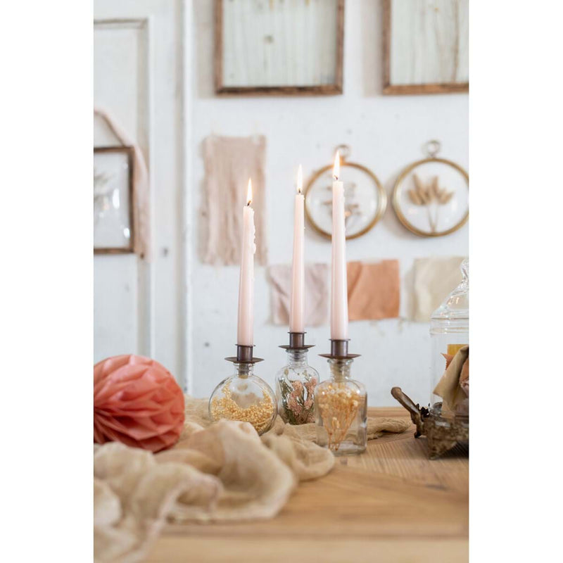 BLANC MARICLÒ Portacandela in Vetro "ERBARIO D'ARTE"