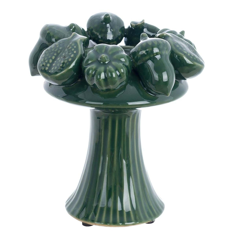 BLANC MARICLÒ Portacandele Grande in Ceramica "AEGEO "
