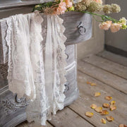 Stola e runner in pizzo color naturale Dentelle, 45x140 cm, doppio utilizzo
Blanc Mariclò – Sweet Home Shabby Style
Vista frontale, sfondo neutro
