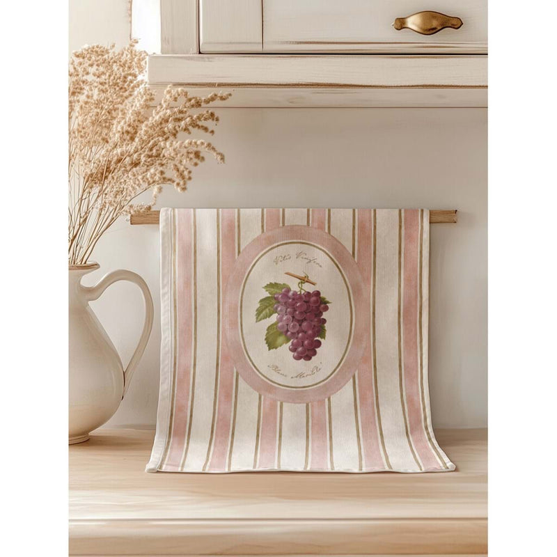 BLANC MARICLÒ Canovacci in Cotone " POMARIO RIGHE "