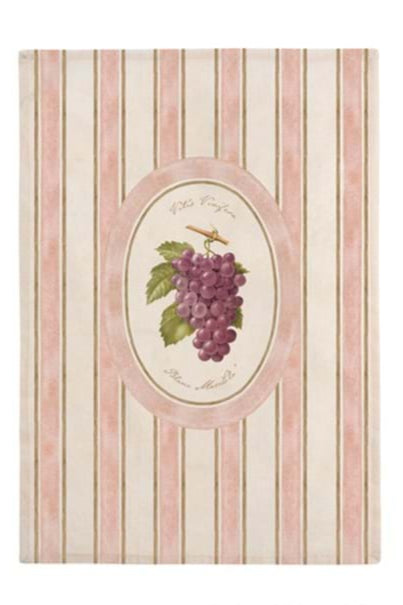 BLANC MARICLÒ Canovacci in Cotone " POMARIO RIGHE "