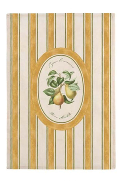 BLANC MARICLÒ Canovacci in Cotone " POMARIO RIGHE "