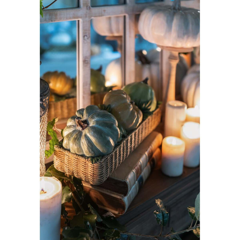 BLANC MARICLÒ Cestino con Zucche in Resina " M LANGE D AUTUNNO "