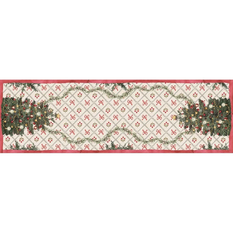 BLANC MARICLÒ Tappeto in Vinile con Alberi di Natale " FAVOLA DI NATALE "