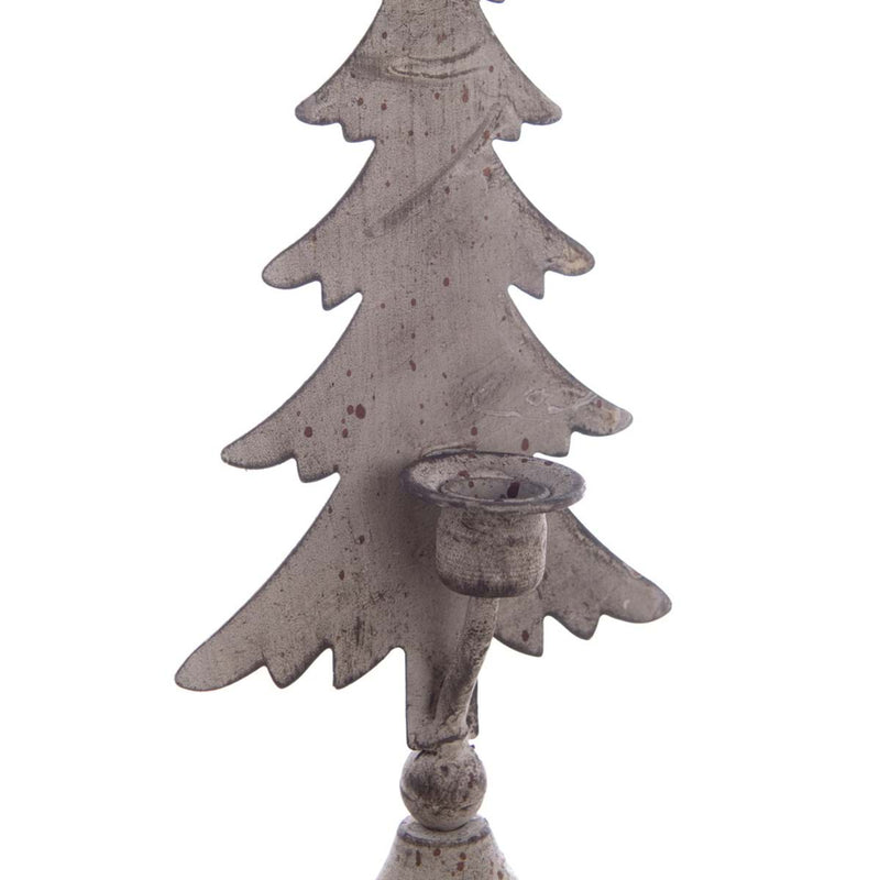 BLANC MARICLÒ Albero Piccolo con Portacandela in Metallo  " DULCIS MEMORIA "