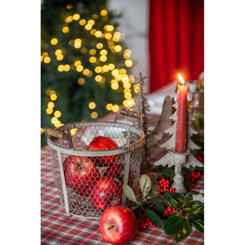 BLANC MARICLÒ Albero Piccolo con Portacandela in Metallo  " DULCIS MEMORIA "