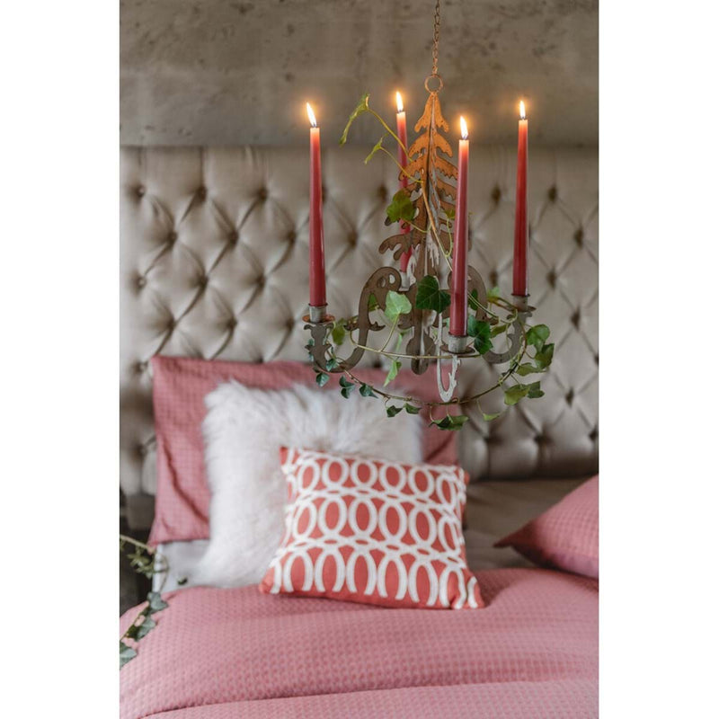 BLANC MARICLÒ Candelabro Grande in metallo "  DULCIS MEMORIA "