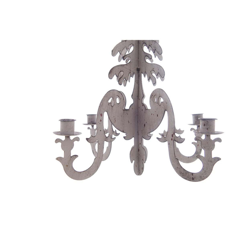 BLANC MARICLÒ Candelabro Grande in metallo "  DULCIS MEMORIA "