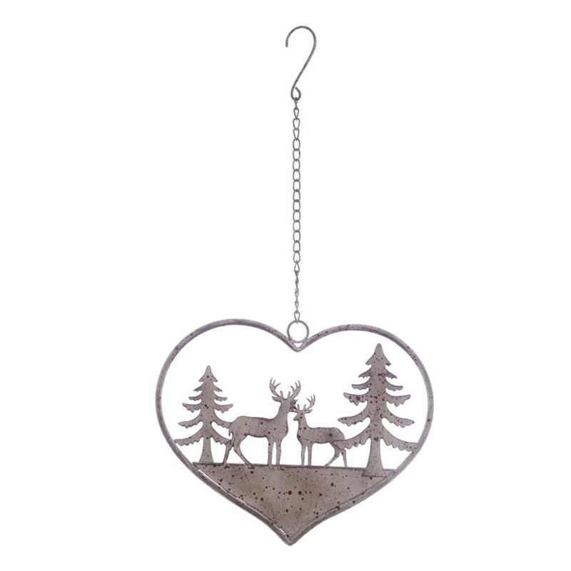 BLANC MARICLÒ Decorazione Cuore in Metallo da Soffitto " DULCIS MEMORIA "