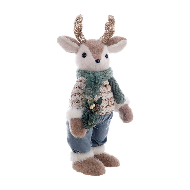 BLANC MARICLÒ Cervo Maschietto o Femminuccia con Sciarpa " SOTTOBOSCO INCANTATO "