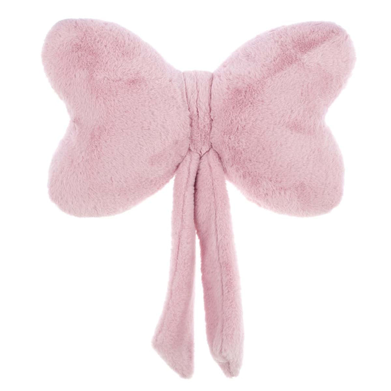 BLANC MARICLÒ Cuscino  Fiocco in Pelliccetta Rosa " FIOCCO POP "